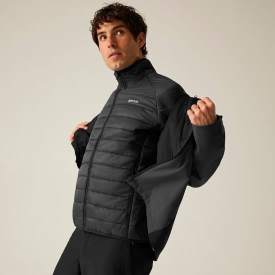Regatta Mens Wentwood 3 in 1 Jacket (Ash/Black) - Image 3