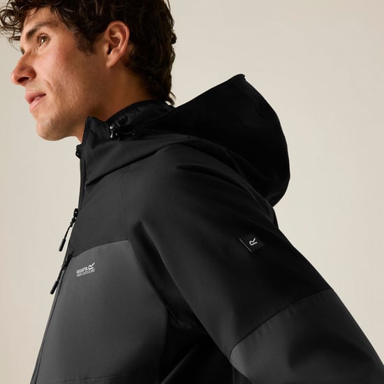 Regatta Mens Wentwood 3 in 1 Jacket (Ash/Black) - Image 5