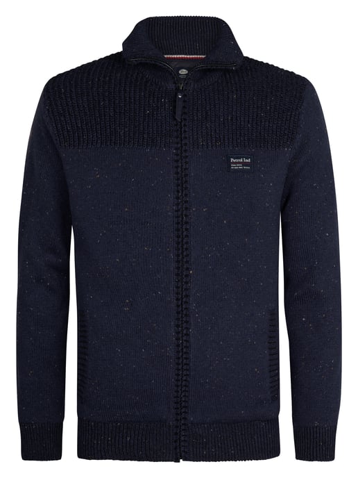 Petrol Industries - Heren Gebreid Vest Tomahawk - Blauw - Image 1
