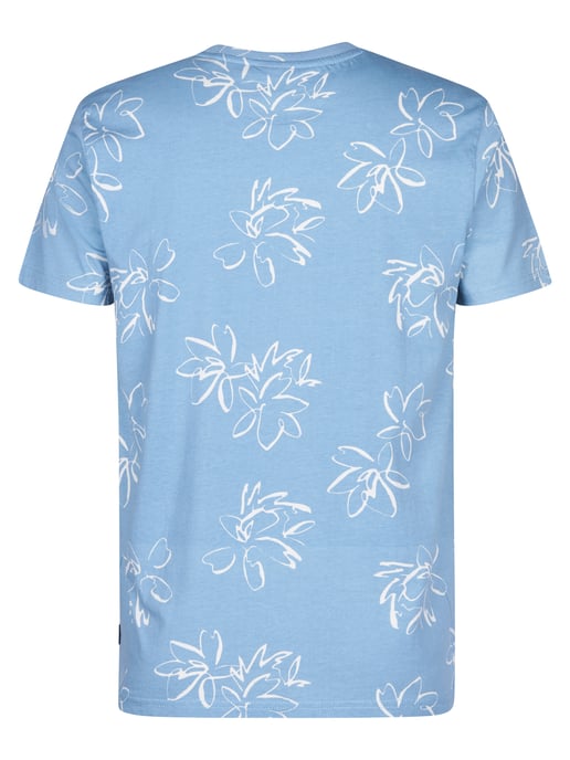 Petrol Industries - All-over Print T-shirt Grafito Men - Blue - Image 2
