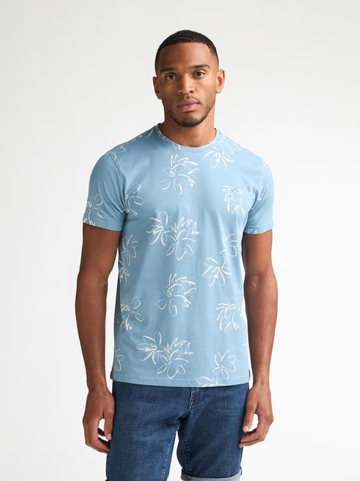 Petrol Industries - All-over Print T-shirt Grafito Men - Blue - Image 3
