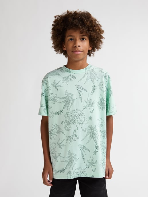Petrol Industries - All-over Print T-Shirt Agave Boys - Green - Image 3