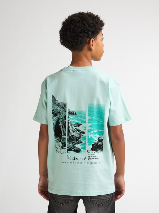 Petrol Industries - Back Print T-Shirt Desierto Boys - Green - Image 4