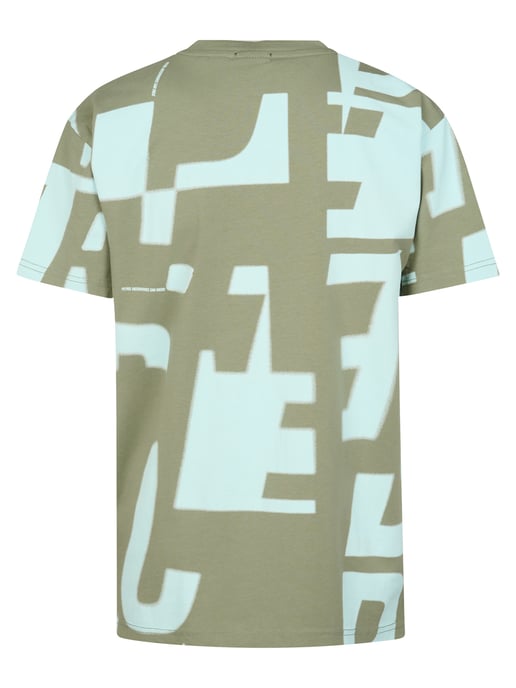 Petrol Industries - All-over Print T-Shirt Montaña Boys -  Green - Image 2