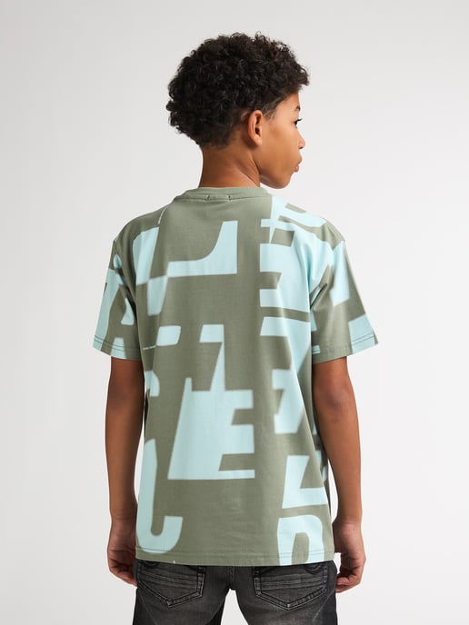 Petrol Industries - All-over Print T-Shirt Montaña Boys -  Green - Image 4