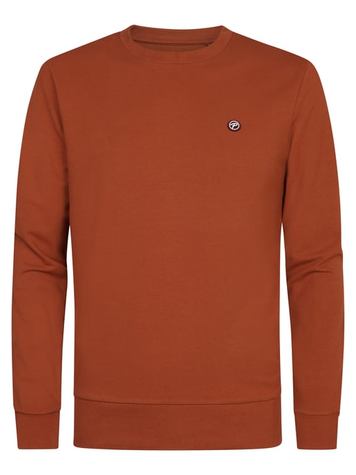 Petrol Industries - Heren Logo Sweater Seaviewpark - Oranje - Image 1
