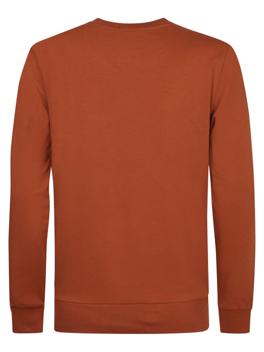 Petrol Industries - Heren Logo Sweater Seaviewpark - Oranje - Image 2