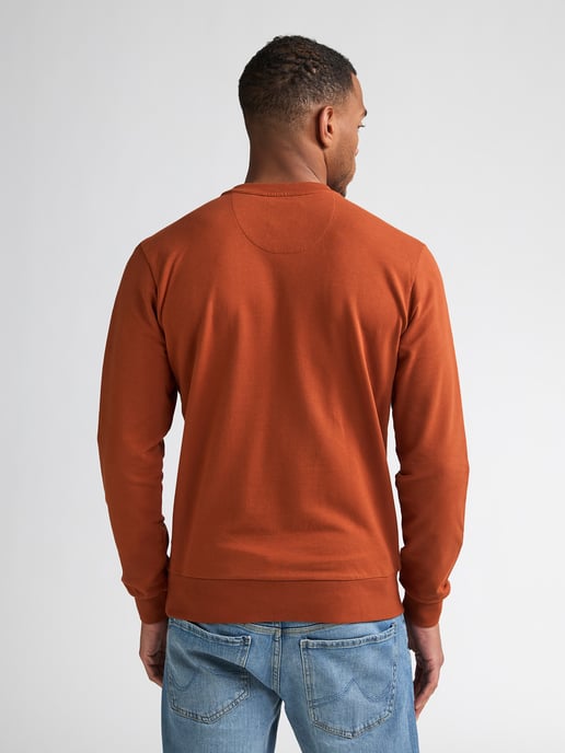 Petrol Industries - Heren Logo Sweater Seaviewpark - Oranje - Image 4