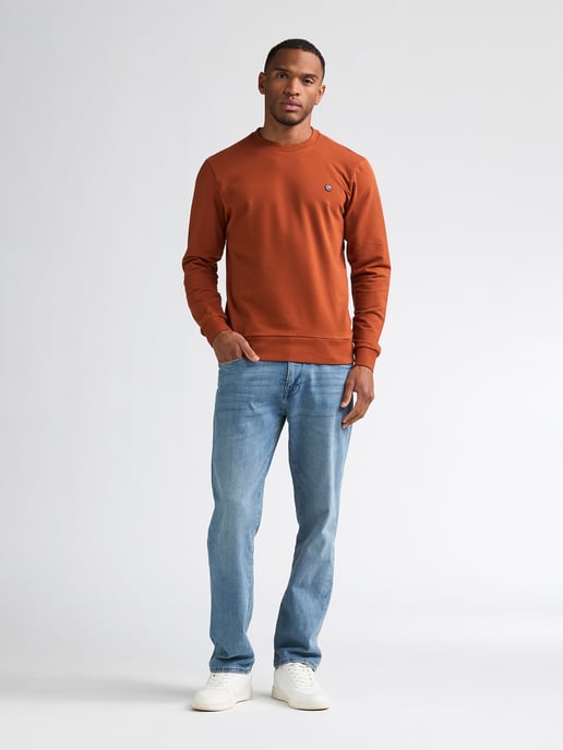 Petrol Industries - Heren Logo Sweater Seaviewpark - Oranje - Image 5