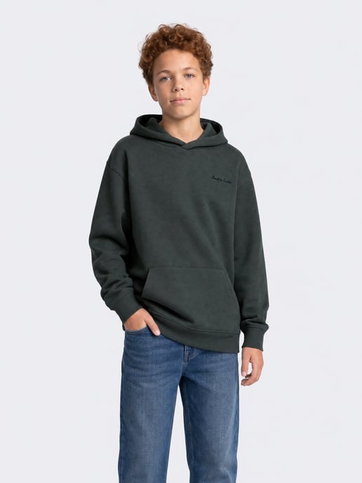 Petrol Industries - Jongens Loose fit hoodie steelrun - Groen - Image 3
