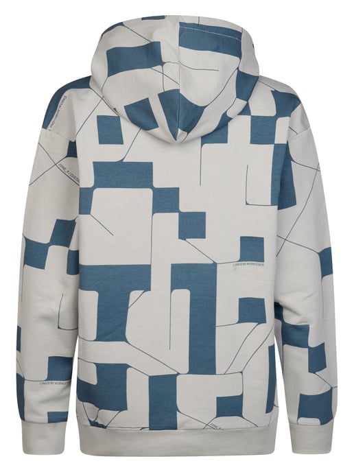 Petrol Industries - Jongens Hoodie met geometrische print - Zwart - Image 2