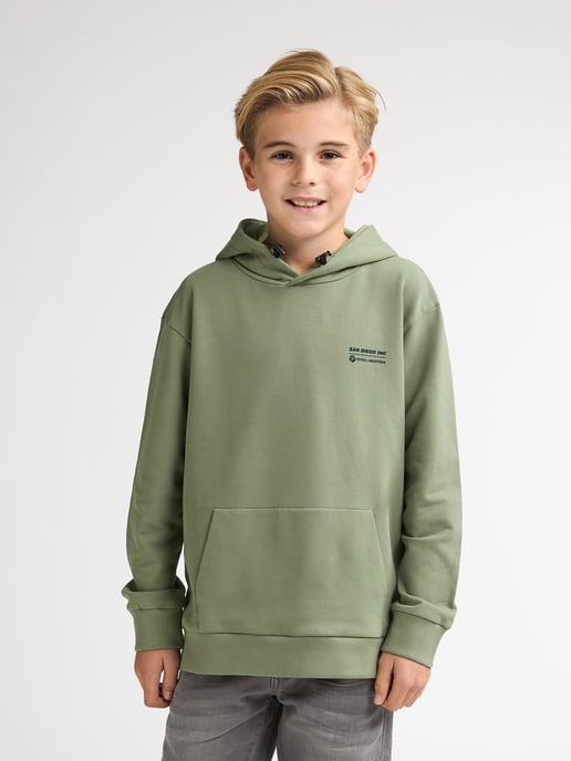 Petrol Industries - Jongens Gebreide hoodie met print Chapala - Groen - Image 3