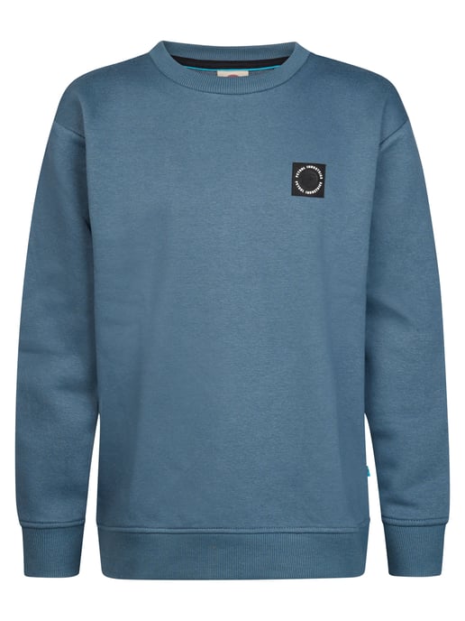 Petrol Industries - Jongens Sweater met ronde hals Millhill - Blauw - Image 1