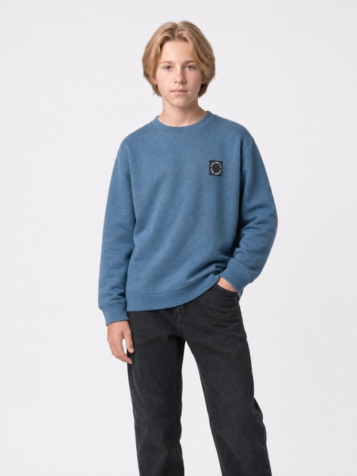 Petrol Industries - Jongens Sweater met ronde hals Millhill - Blauw - Image 3