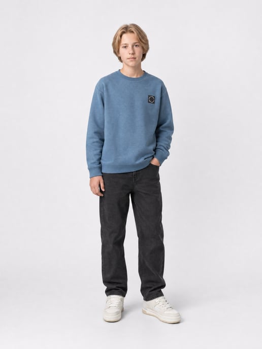 Petrol Industries - Jongens Sweater met ronde hals Millhill - Blauw - Image 5