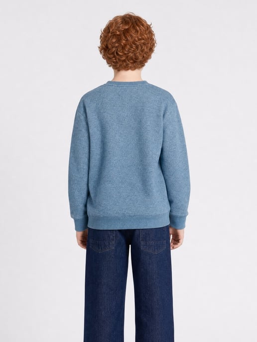 Petrol Industries - Jongens Gemêleerde sweater met ronde hals forgerun - Blauw - Image 4