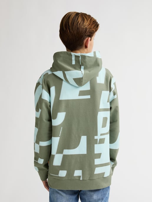 Petrol Industries - All-over Print Hoodie Laguna Boys - Green - Image 4