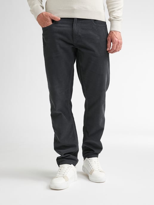 Petrol Industries - Heren Tapered corduroy broek barrett - Zwart - Image 1