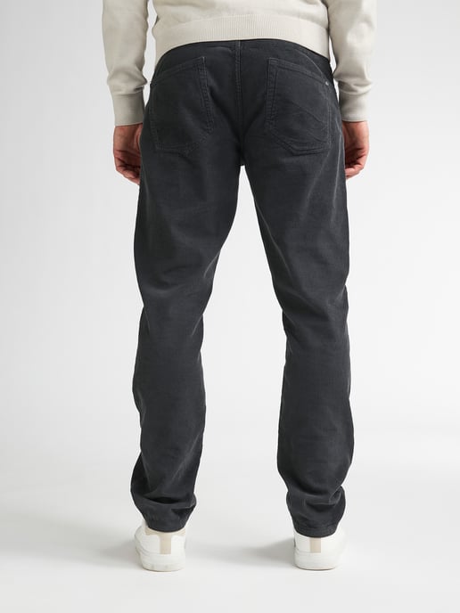 Petrol Industries - Heren Tapered corduroy broek barrett - Zwart - Image 4