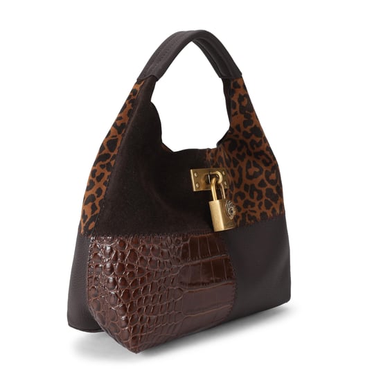 Kurt Geiger London Suede Mini Brixton Slouch Hobo Bag - Image 2