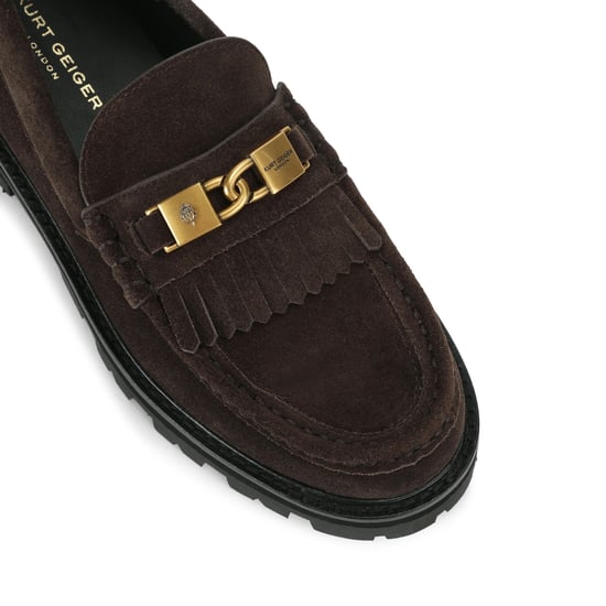 Kurt Geiger London Suede Kingsley Chunky Loafer Loafers - Image 4
