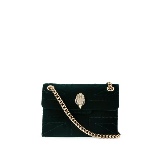 Kurt Geiger London Velvet Mini Union Jack Bag - Image 1