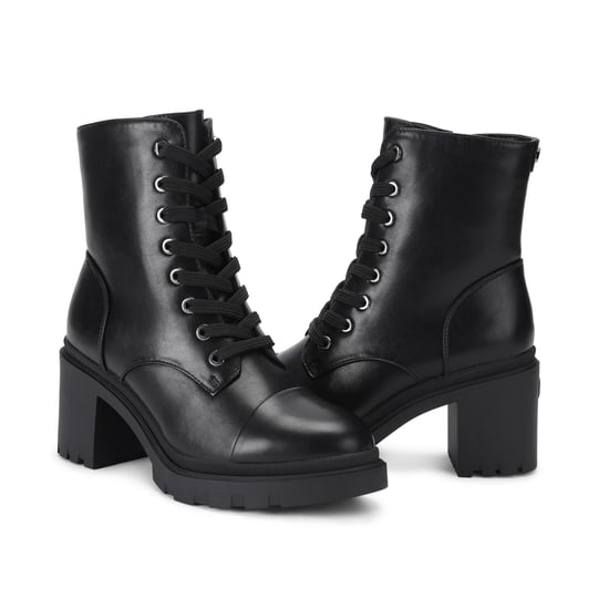 Carvela Boulder Plain Lace Up Boots - Image 4