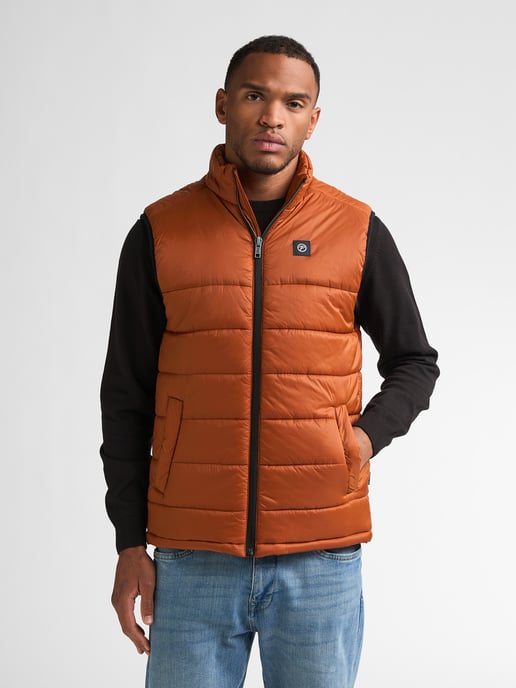 Petrol Industries - Heren Gewatteerde bodywarmer dawson - Oranje - Image 3