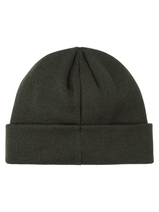 Petrol Industries - Heren Geribde beanie met patch irontrail - Groen - Image 2