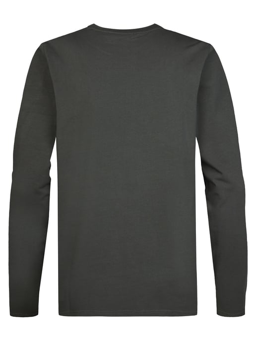 Petrol Industries - Heren Longsleeve met print forgewall - Groen - Image 2