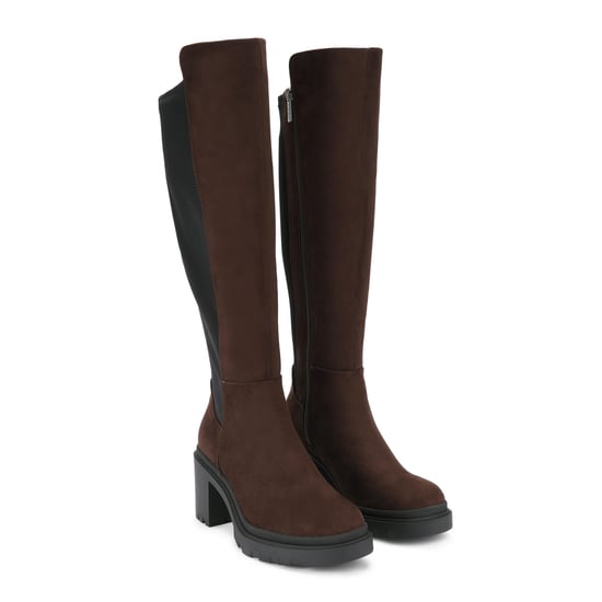 Carvela Suedette Boulder High Leg Boots - Image 2