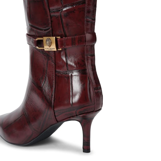 Kurt Geiger London Leather Brixton Knee Boots - Image 4