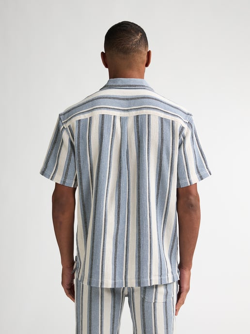Petrol Industries - Heren Overhemd met all-over print Adventura - Blauw - Image 4
