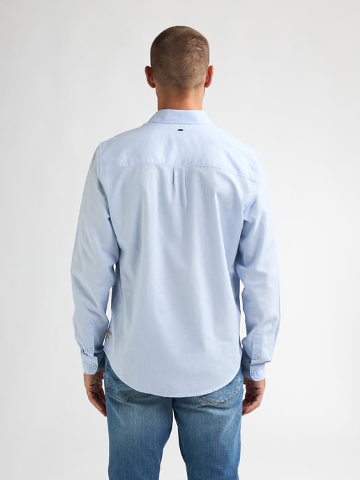 Petrol Industries - Solid Linen Blend Shirt Canyonero Men - Blue - Image 4
