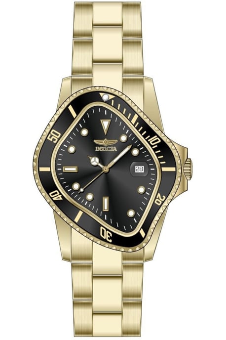 Invicta Artist 51004 Herrklocka - Quartzverk - Rostfritt Stål med Svart Urtavla - 40 mm - Image 1