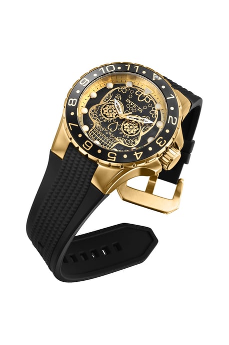 Invicta Aviator 36856 Herrklocka - Quartzverk - Rostfritt Stål med Svart Urskiva - 50 mm - Image 2