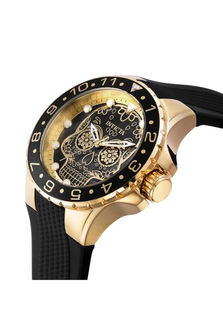 Invicta Aviator 36856 Herrklocka - Quartzverk - Rostfritt Stål med Svart Urskiva - 50 mm - Image 3