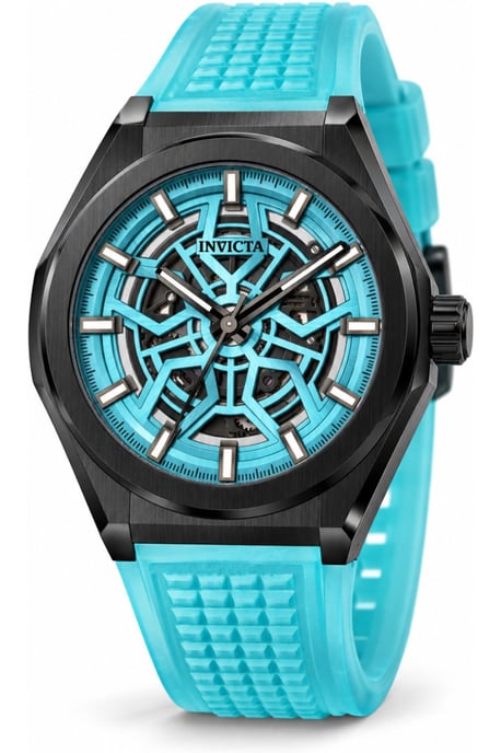 Invicta Speedway 70060 Herrklocka - Quartzverk - Metall med Blå Urskiva - 46 mm - Image 1