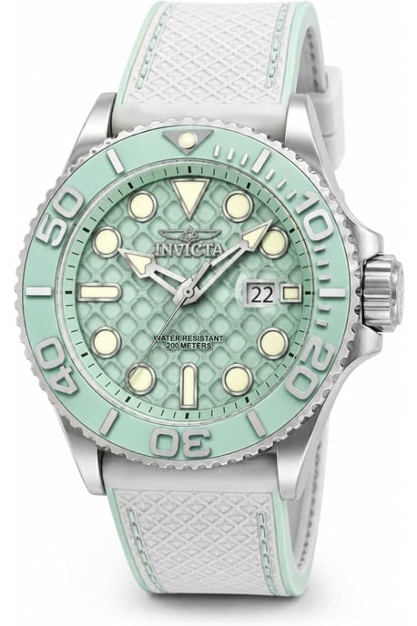 Invicta Grand Diver 51083 Herrklocka - Kvartsverk - Rostfritt Stål med Blå Urtavla - 48 mm - Image 1