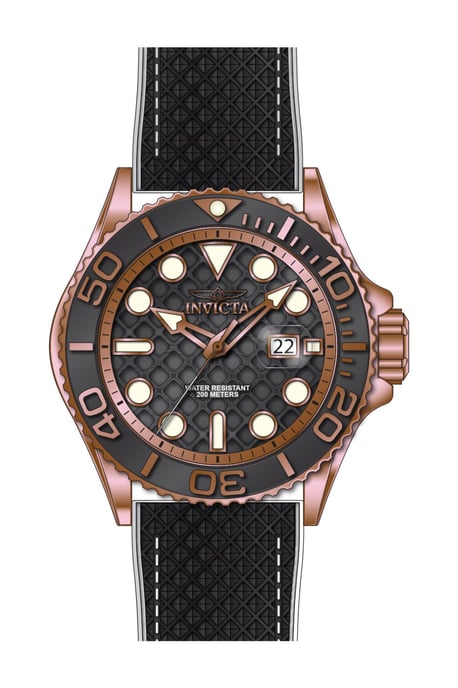 Invicta Grand Diver 51090 Men's Watch - Quartz Movement - Stainless Steel with Black Dial - 48 mm - Image 2
