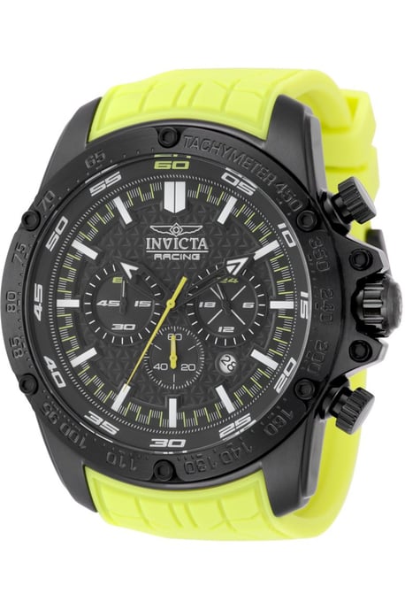 Invicta Speedway 50314 Herrklocka - Quartzverk - Rostfritt Stål med Svart urtavla - 52 mm - Image 1