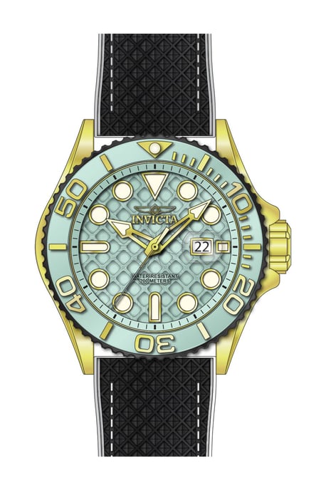 Invicta Grand Diver 51089 Herrklocka - Quartz Urverk - Rostfritt Stål med Blå Urskiva - 48 mm - Image 2