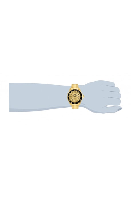 Invicta Pro Diver 35723 Men's Watch - Automatic Movement - Stainless Steel with Gold Dial - 47 mm - Image 3