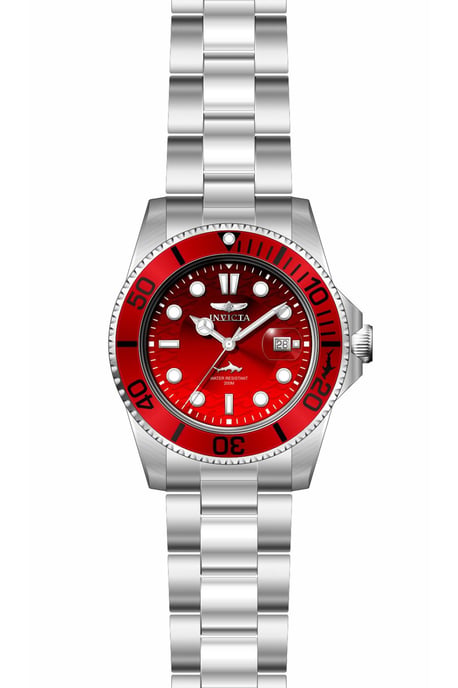 Invicta Pro Diver 50897 Men's Watch - Quartz Movement - Stainless Steel with Red Dial - 42 mm - Image 2