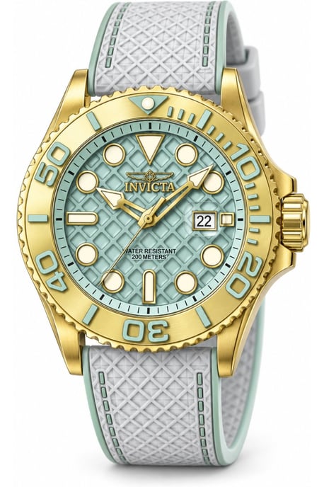 Invicta Grand Diver 51087 Men's Watch - Quartz Movement - Stainless Steel with Blue Dial - 48 mm - Image 1