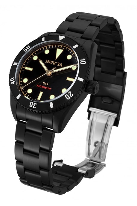 Invicta VINTAGE Pro Diver 34337 Men's Watch - Automatic Movement - Stainless Steel with Black Dial - 40 mm - Image 2