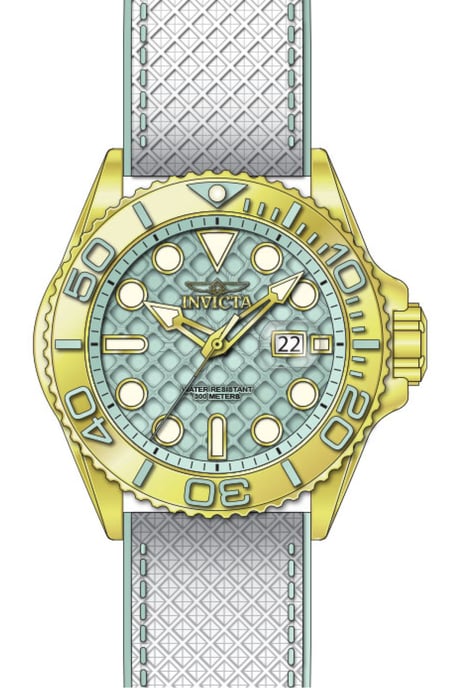 Invicta Grand Diver 51087 Men's Watch - Quartz Movement - Stainless Steel with Blue Dial - 48 mm - Image 2