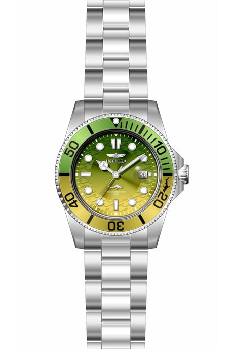Invicta Pro Diver 50896 Herrklocka - Quartzverk - Rostfritt Stål med Gul Urskiva - 42 mm - Image 2