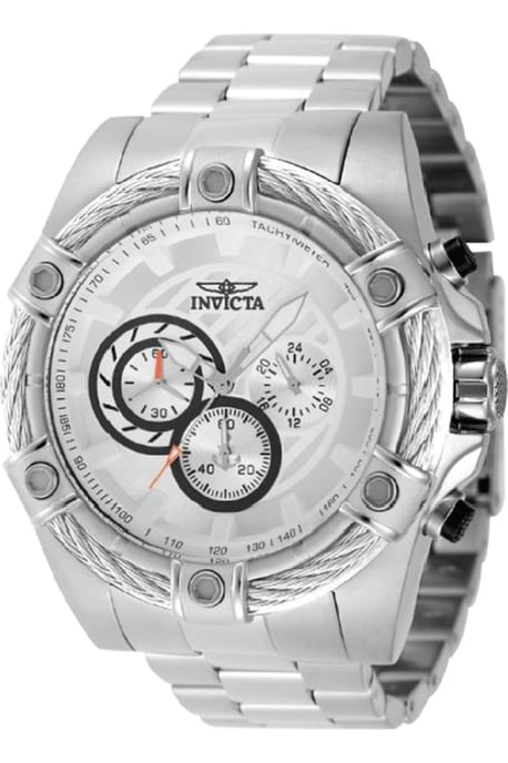 Invicta Bolt 69797 Herrklocka - Quartzverk - Stål med Silverfärgad Urtavla - 52 mm - Image 1