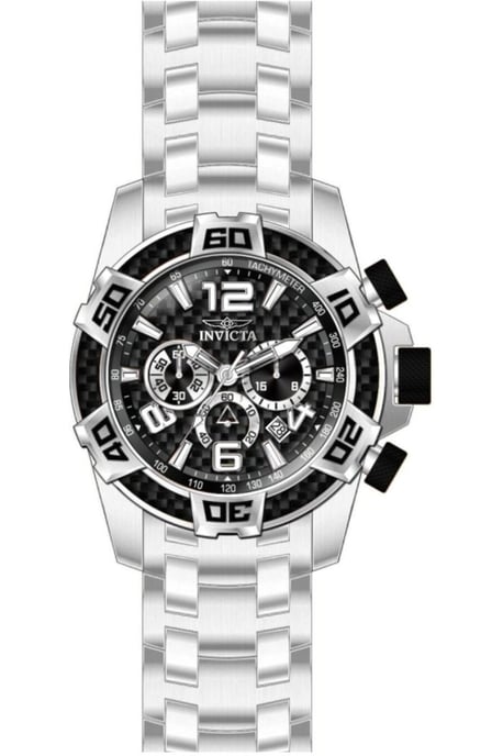 Invicta Pro Diver 51015 Men's Watch - Quartz Movement - Stainless Steel with Black Dial - 50 mm - Image 1
